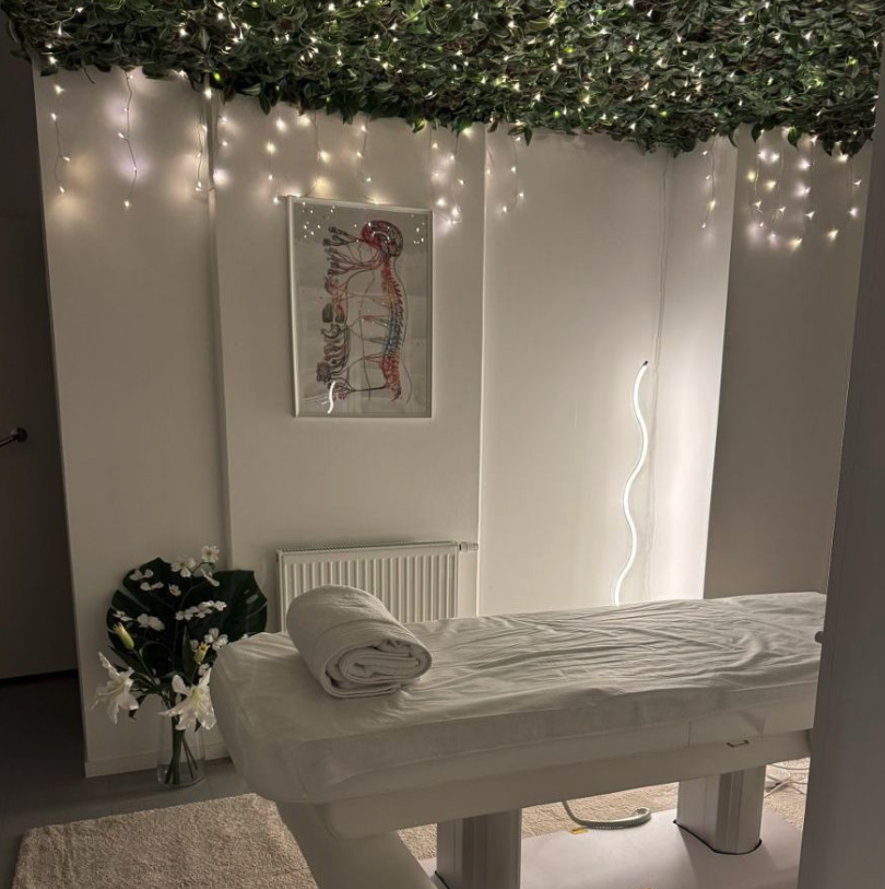Behandlingsrummet hos Friskvårdslabbet i Bromma